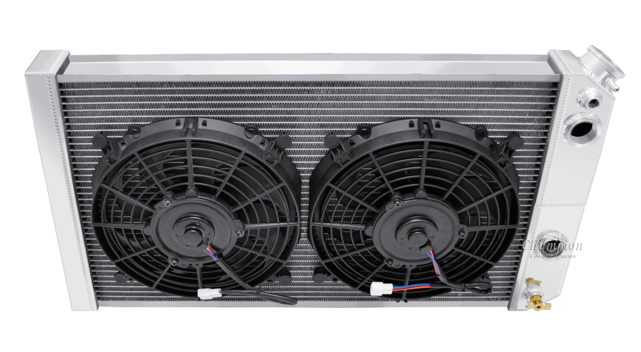 Chevy S10 V8 conversion for LS Motor Radiator & 10" Fans,Champion